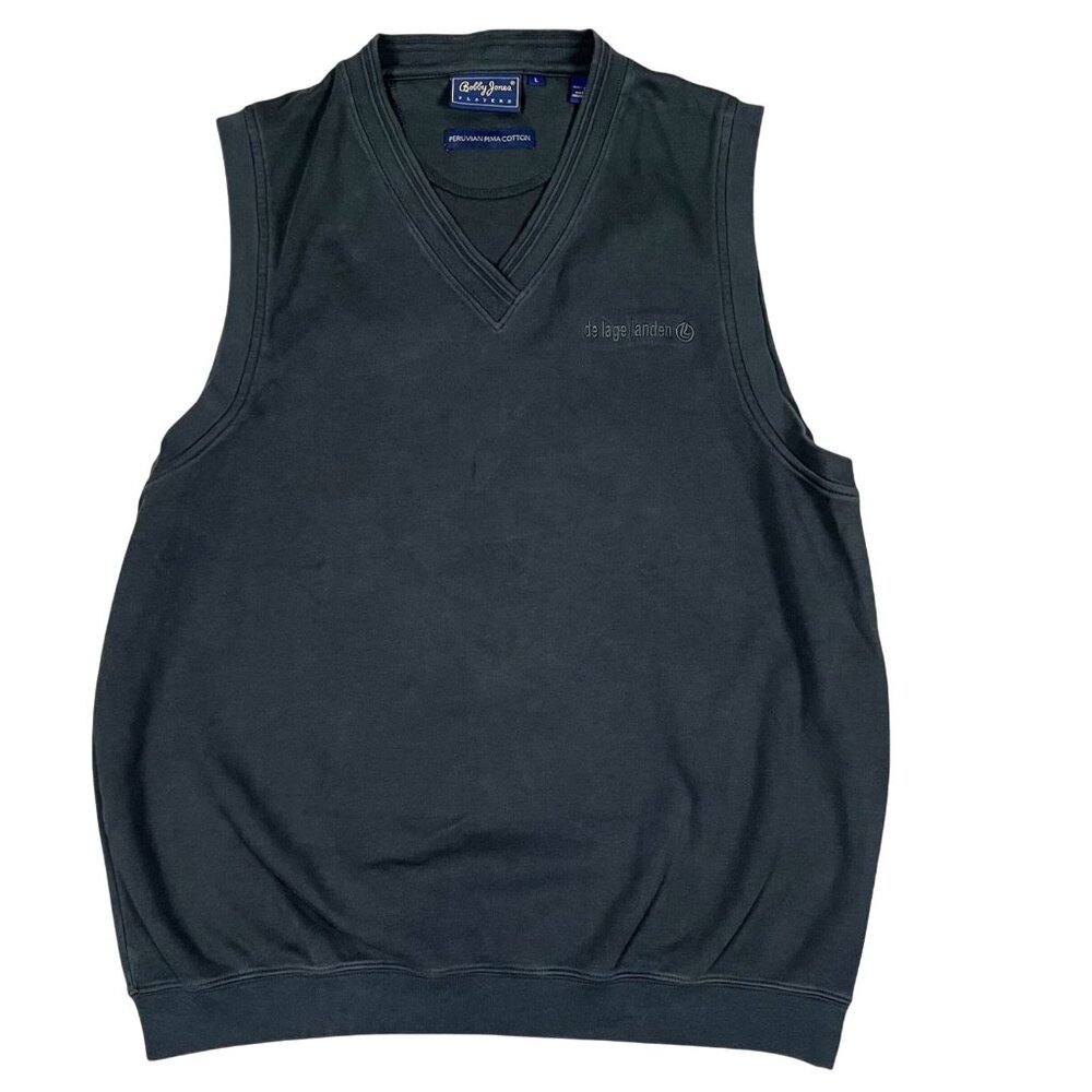 Bobby Jones Players Green V-Neck Golf Vest Size Large
